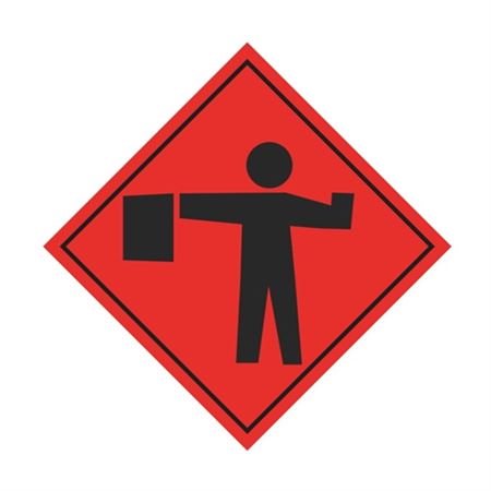 Flagger (Graphic) Sign